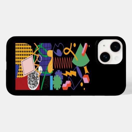 Maximalist Art Inspired Design Case-Mate iPhone Case (Achterkant (horizontaal))