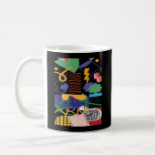 Maximalist Art Inspired Design Koffiemok (Links)