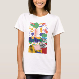 Maximalist Art Inspired Design T-shirt