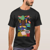 Maximalist Art Inspired Design T-shirt (Voorkant)