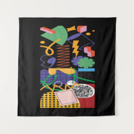 Maximalist Art Inspired Design Wandkleed