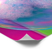 Maximalist Bathroom Wall Art, Orange Tabby Cat Poster (Hoek)