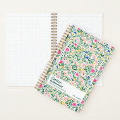 Maximalist Bridesmaid Wildflower Floral Pattern Notitieboek (Binnen)