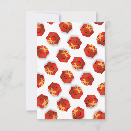 Maximalist Christmas Gifts White Kaart (Voorkant)