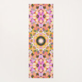Maximalist Dopamine Decor Roze Gele Ster Yogamat (Achterkant)