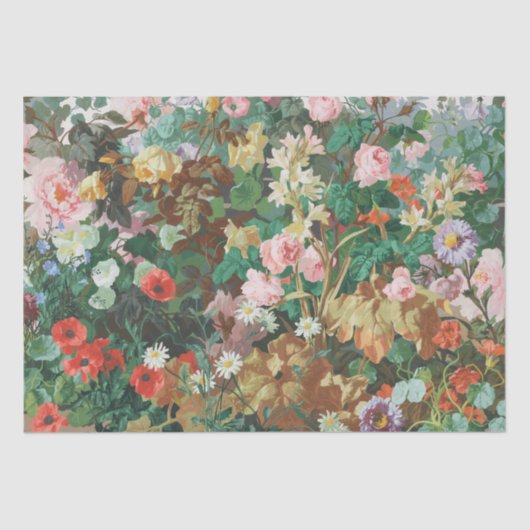 Maximalist Dream  bloemenprint Tissuepapier (Voorkant)
