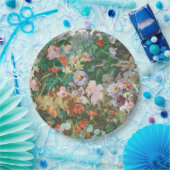 Maximalist Dream  Dark Floral Papieren Bordje (Feest)