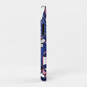 Maximalist Floral Neuro Art - Blue Pink White  Case-Mate iPhone Case (Achterkant/rechts)