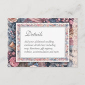 Maximalist Floral Shabby Country  DETAILS Informatiekaartje (Voorkant)