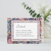 Maximalist Floral Shabby Country  DETAILS Informatiekaartje (Staand voorkant)