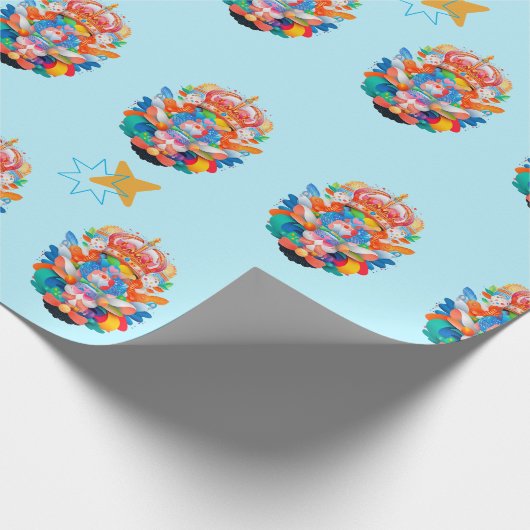 Maximalist Heraldic Crest Cadeaupapier (Hoek)