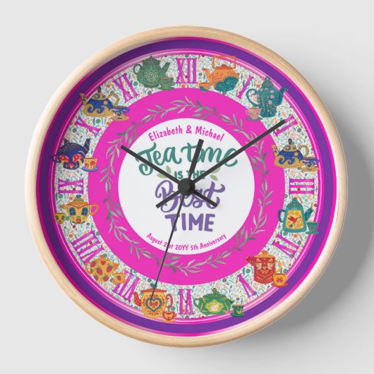 Maximalist Kitchen Tea Time Gepersonaliseerd ELK E (Voorkant)