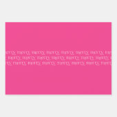 Maximalist Merry Bright Pinks en wit Inpakpapier Vel (Voorkant 3)