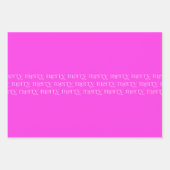 Maximalist Merry Bright Pinks en wit Inpakpapier Vel (Voorkant)