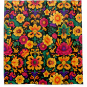 Maximalist Oerwoud Douchegordijn (Voorkant)