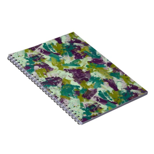 Maximalist Paint Splatters Notitieboek (Rechterzijde)