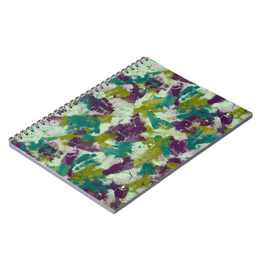 Maximalist Paint Splatters Notitieboek (Linkerzijde)