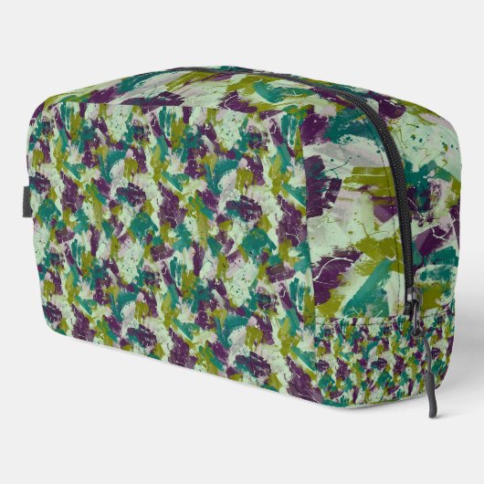Maximalist Paint Splatters Toilettasje (Rechterhoek)