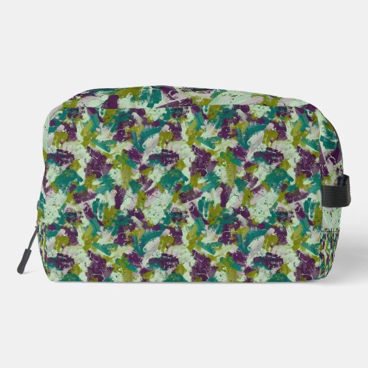 Maximalist Paint Splatters Toilettasje (Achterkant)