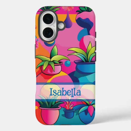 Maximalist Potted Planten Case-Mate iPhone Case (Achterkant)