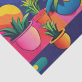 Maximalist Potted Planten Tissuepapier (Detail)