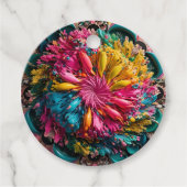 Maximalist Printable Eclectic Abstract Kleurrijk Bedankjes Labels (Voorkant)