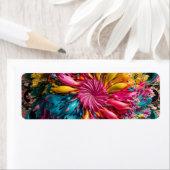Maximalist Printable Eclectic Abstract Kleurrijk Etiket (Insitu)
