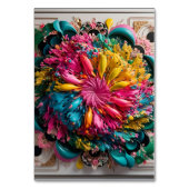 Maximalist Printable Eclectic Abstract Kleurrijk Kaart (Achterkant)