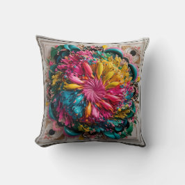 Maximalist Printable Eclectic Abstract Kleurrijk Kussen