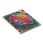 Maximalist Printable Eclectic Abstract Kleurrijk Notitieblok (Schuin)