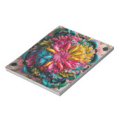 Maximalist Printable Eclectic Abstract Kleurrijk Notitieblok (Linkerzijde)