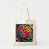 Maximalist Printable Eclectic Abstract Kleurrijk Tote Bag (Voorkant)