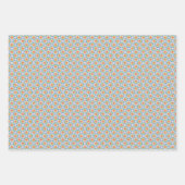 Maximalist Rainbow Floral Fountain Deco Fans Inpakpapier Vel (Voorkant 3)