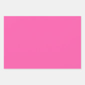 Maximalist Solid Fuchsia Heldergroen Hot Pink Inpakpapier Vel (Voorkant 3)