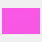 Maximalist Solid Fuchsia Heldergroen Hot Pink Inpakpapier Vel (Voorkant)