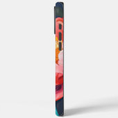 Maximalist Vibrant Floral Bold en Stijlvol Case-Mate iPhone Case (Achterkant / Links)