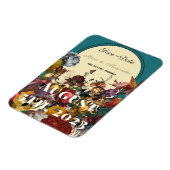 Maximalistisch jasje met toned Wedding Save the Da Magneet (Linkerzijde)