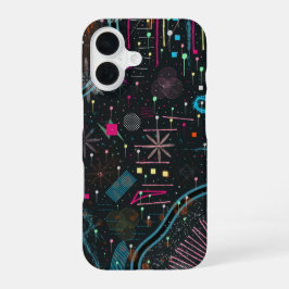 Maximalistische Abstracte Expressie  iPhone 16 Hoesje