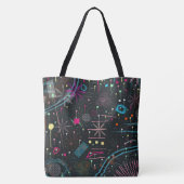 Maximalistische Abstracte Expressie  Tote Bag (Achterkant)