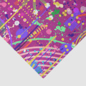 Maximalistische abstracte in vette kleur tissuepapier (Detail)