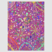Maximalistische abstracte in vette kleur tissuepapier (Voorkant)
