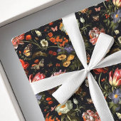 Maximalistische barokbloemen cadeaupapier