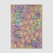 Maximalistische Boho Psychedelische Wervelpatroon Tissuepapier (Voorkant)