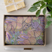 Maximalistische Boho Psychedelische Wervelpatroon Tissuepapier (Geschenk)