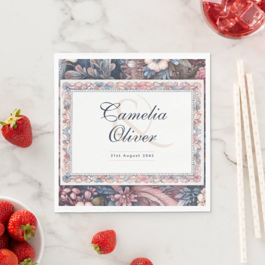 Maximalistische bruiloft bloemdecoratie servet (Insitu)