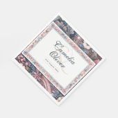 Maximalistische bruiloft bloemdecoratie servet (Hoek)