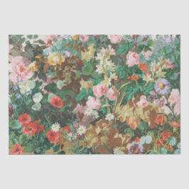 Maximalistische droom vintage bloemenprint tissuepapier