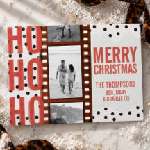Maximalistische Ho Ho Ho Filmstrook Kerst Foto