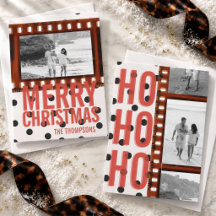 Maximalistische Kerst Filmstrook Foto