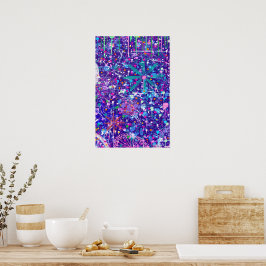 Maximalistische Kunst: Te Veel in Mijn Gedachten Poster
